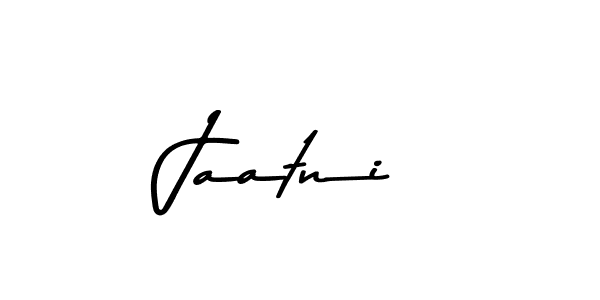 How to make Jaatni name signature. Use Asem Kandis PERSONAL USE style for creating short signs online. This is the latest handwritten sign. Jaatni signature style 9 images and pictures png