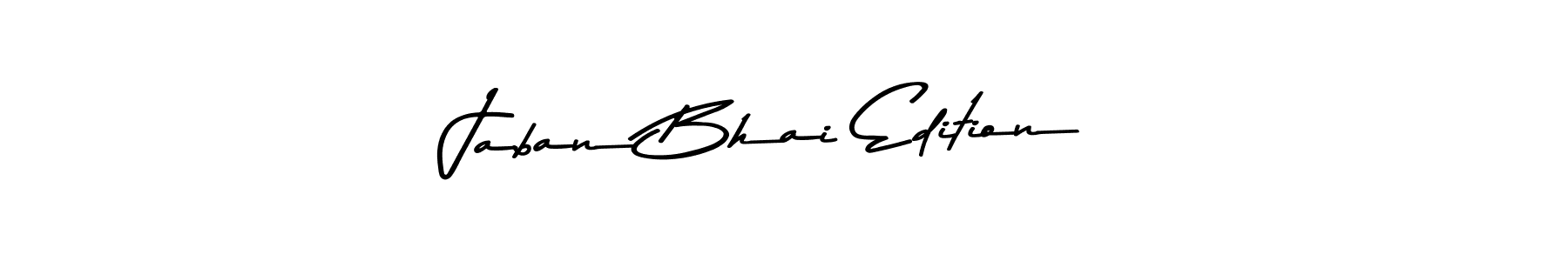Similarly Asem Kandis PERSONAL USE is the best handwritten signature design. Signature creator online .You can use it as an online autograph creator for name Jaban Bhai Edition. Jaban Bhai Edition signature style 9 images and pictures png