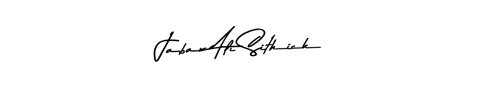 Asem Kandis PERSONAL USE is a professional signature style that is perfect for those who want to add a touch of class to their signature. It is also a great choice for those who want to make their signature more unique. Get Jabar Ali Sithick name to fancy signature for free. Jabar Ali Sithick signature style 9 images and pictures png