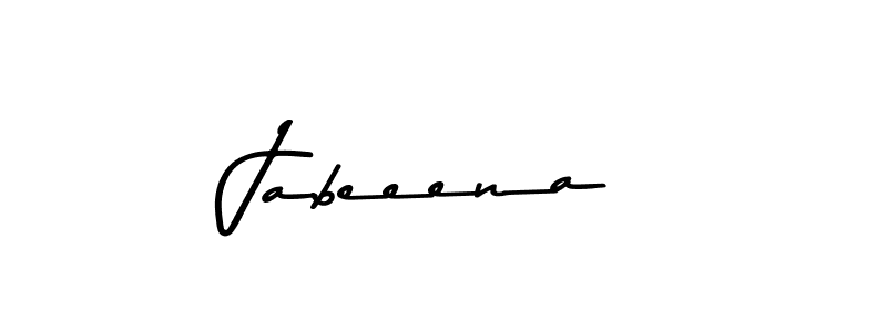 Jabeeena stylish signature style. Best Handwritten Sign (Asem Kandis PERSONAL USE) for my name. Handwritten Signature Collection Ideas for my name Jabeeena. Jabeeena signature style 9 images and pictures png
