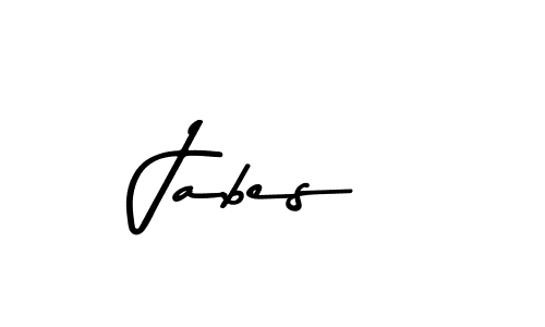 How to make Jabes name signature. Use Asem Kandis PERSONAL USE style for creating short signs online. This is the latest handwritten sign. Jabes signature style 9 images and pictures png