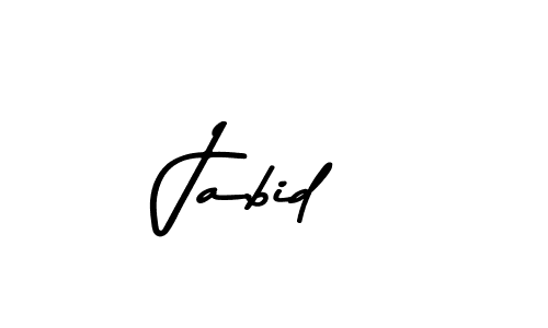 Design your own signature with our free online signature maker. With this signature software, you can create a handwritten (Asem Kandis PERSONAL USE) signature for name Jabid. Jabid signature style 9 images and pictures png