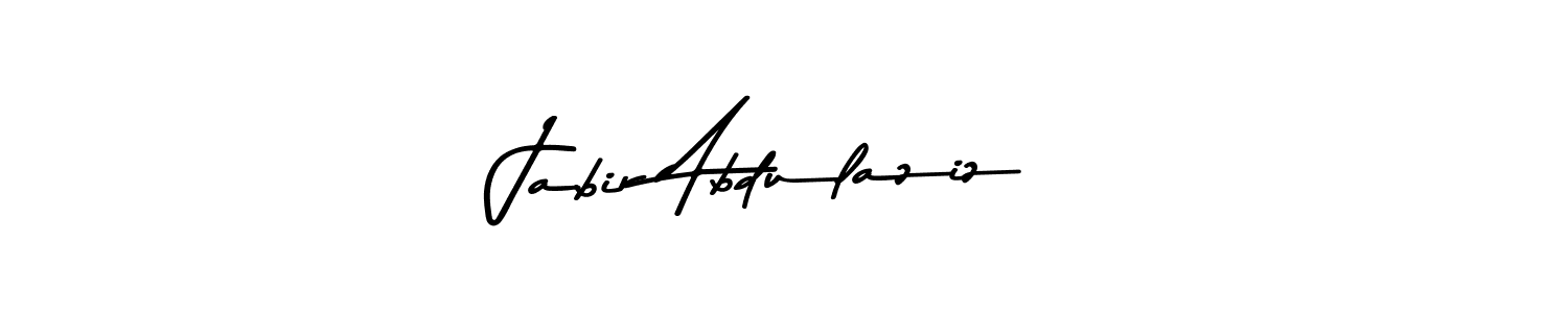 Use a signature maker to create a handwritten signature online. With this signature software, you can design (Asem Kandis PERSONAL USE) your own signature for name Jabir Abdulaziz. Jabir Abdulaziz signature style 9 images and pictures png