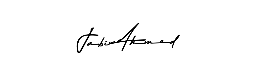 How to make Jabir Ahmed name signature. Use Asem Kandis PERSONAL USE style for creating short signs online. This is the latest handwritten sign. Jabir Ahmed signature style 9 images and pictures png