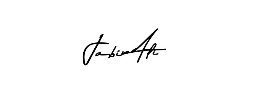 Create a beautiful signature design for name Jabir Ali. With this signature (Asem Kandis PERSONAL USE) fonts, you can make a handwritten signature for free. Jabir Ali signature style 9 images and pictures png
