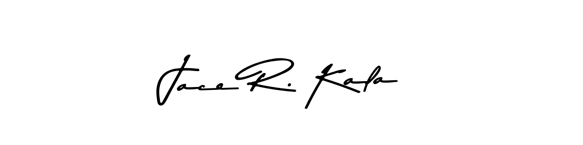 How to make Jace R. Kala name signature. Use Asem Kandis PERSONAL USE style for creating short signs online. This is the latest handwritten sign. Jace R. Kala signature style 9 images and pictures png