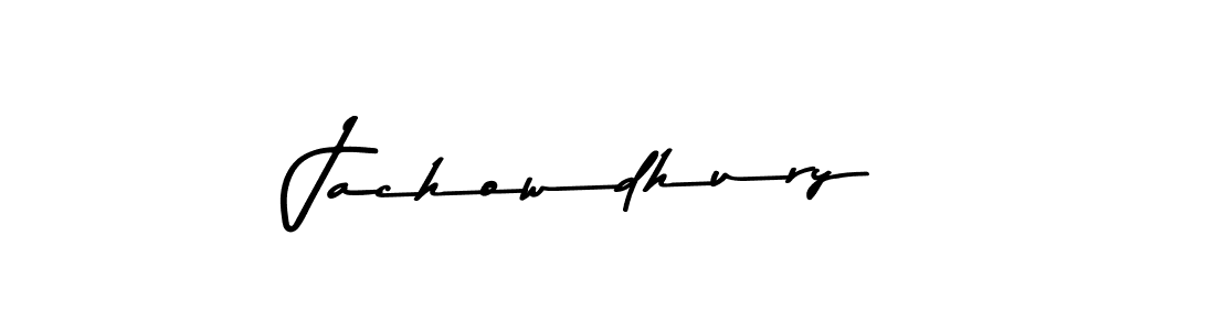 Jachowdhury stylish signature style. Best Handwritten Sign (Asem Kandis PERSONAL USE) for my name. Handwritten Signature Collection Ideas for my name Jachowdhury. Jachowdhury signature style 9 images and pictures png