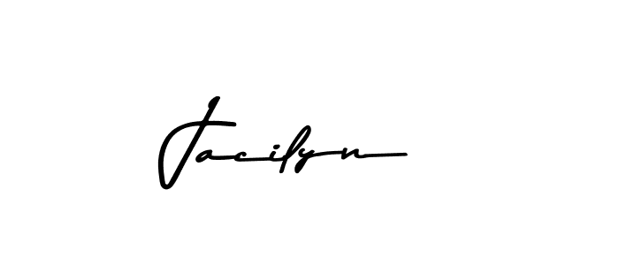 How to make Jacilyn name signature. Use Asem Kandis PERSONAL USE style for creating short signs online. This is the latest handwritten sign. Jacilyn signature style 9 images and pictures png