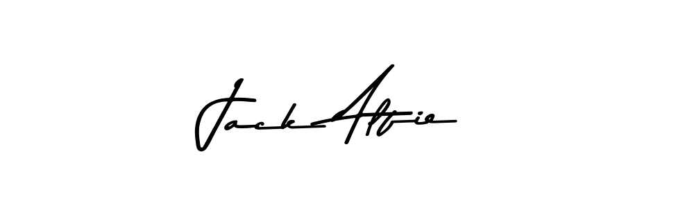 Jack Alfie stylish signature style. Best Handwritten Sign (Asem Kandis PERSONAL USE) for my name. Handwritten Signature Collection Ideas for my name Jack Alfie. Jack Alfie signature style 9 images and pictures png