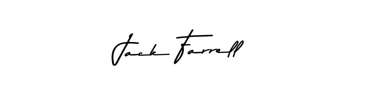 Create a beautiful signature design for name Jack Farrell. With this signature (Asem Kandis PERSONAL USE) fonts, you can make a handwritten signature for free. Jack Farrell signature style 9 images and pictures png