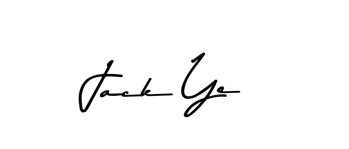 Use a signature maker to create a handwritten signature online. With this signature software, you can design (Asem Kandis PERSONAL USE) your own signature for name Jack Ye. Jack Ye signature style 9 images and pictures png