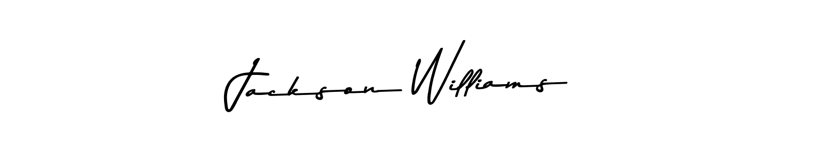 Create a beautiful signature design for name Jackson Williams. With this signature (Asem Kandis PERSONAL USE) fonts, you can make a handwritten signature for free. Jackson Williams signature style 9 images and pictures png
