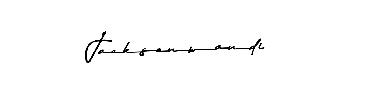 Use a signature maker to create a handwritten signature online. With this signature software, you can design (Asem Kandis PERSONAL USE) your own signature for name Jacksonwandi. Jacksonwandi signature style 9 images and pictures png