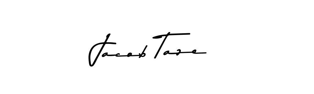 Similarly Asem Kandis PERSONAL USE is the best handwritten signature design. Signature creator online .You can use it as an online autograph creator for name Jacob Taze. Jacob Taze signature style 9 images and pictures png