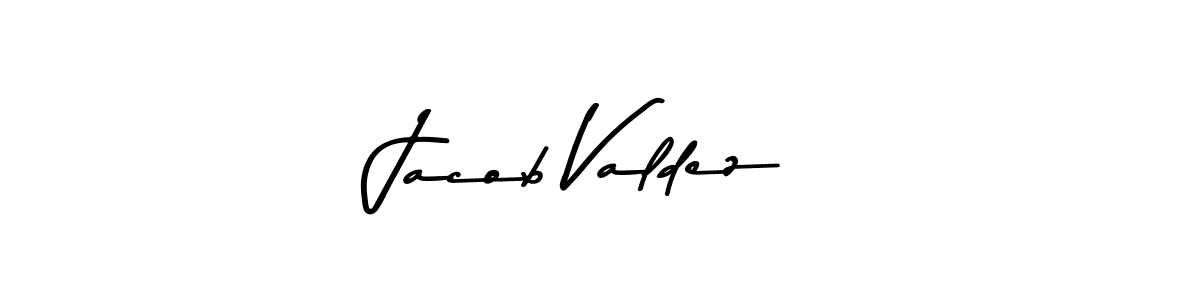 How to make Jacob Valdez name signature. Use Asem Kandis PERSONAL USE style for creating short signs online. This is the latest handwritten sign. Jacob Valdez signature style 9 images and pictures png