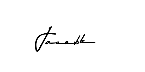 Make a beautiful signature design for name Jacobk. With this signature (Asem Kandis PERSONAL USE) style, you can create a handwritten signature for free. Jacobk signature style 9 images and pictures png