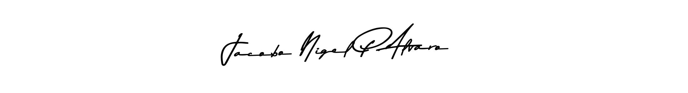 How to make Jacobo Nigel P. Alvaro signature? Asem Kandis PERSONAL USE is a professional autograph style. Create handwritten signature for Jacobo Nigel P. Alvaro name. Jacobo Nigel P. Alvaro signature style 9 images and pictures png