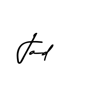 Make a beautiful signature design for name Jad. With this signature (Asem Kandis PERSONAL USE) style, you can create a handwritten signature for free. Jad signature style 9 images and pictures png