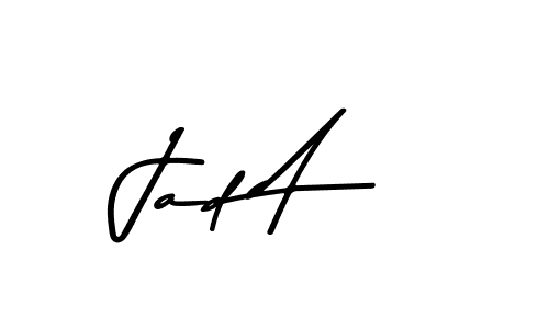 You should practise on your own different ways (Asem Kandis PERSONAL USE) to write your name (Jad A) in signature. don't let someone else do it for you. Jad A signature style 9 images and pictures png