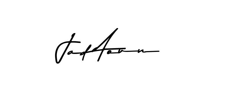 Make a beautiful signature design for name Jad Aoun. With this signature (Asem Kandis PERSONAL USE) style, you can create a handwritten signature for free. Jad Aoun signature style 9 images and pictures png