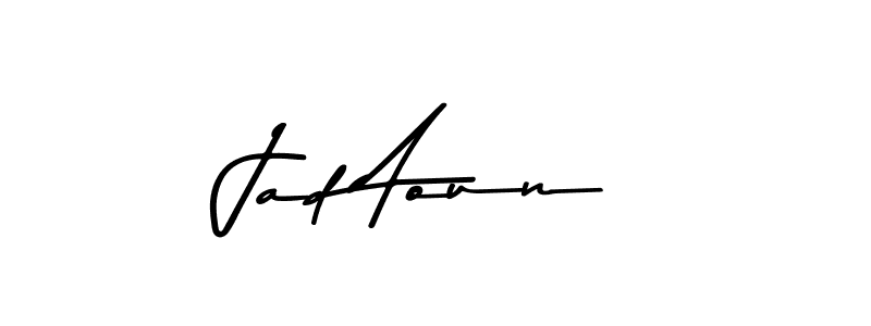 Make a beautiful signature design for name Jad Aoun. With this signature (Asem Kandis PERSONAL USE) style, you can create a handwritten signature for free. Jad Aoun signature style 9 images and pictures png