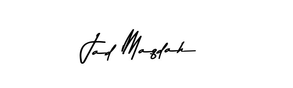 See photos of Jad Maqdah official signature by Spectra . Check more albums & portfolios. Read reviews & check more about Asem Kandis PERSONAL USE font. Jad Maqdah signature style 9 images and pictures png