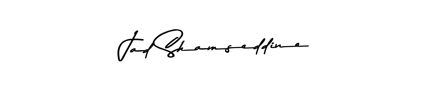 if you are searching for the best signature style for your name Jad Shamseddine. so please give up your signature search. here we have designed multiple signature styles  using Asem Kandis PERSONAL USE. Jad Shamseddine signature style 9 images and pictures png