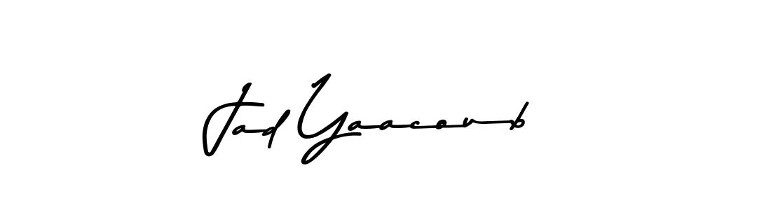 Also You can easily find your signature by using the search form. We will create Jad Yaacoub name handwritten signature images for you free of cost using Asem Kandis PERSONAL USE sign style. Jad Yaacoub signature style 9 images and pictures png
