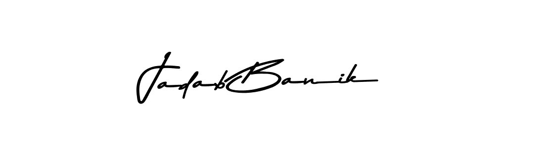 Also we have Jadab Banik name is the best signature style. Create professional handwritten signature collection using Asem Kandis PERSONAL USE autograph style. Jadab Banik signature style 9 images and pictures png