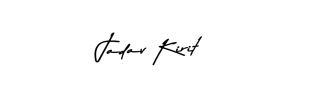Create a beautiful signature design for name Jadav Kirit. With this signature (Asem Kandis PERSONAL USE) fonts, you can make a handwritten signature for free. Jadav Kirit signature style 9 images and pictures png