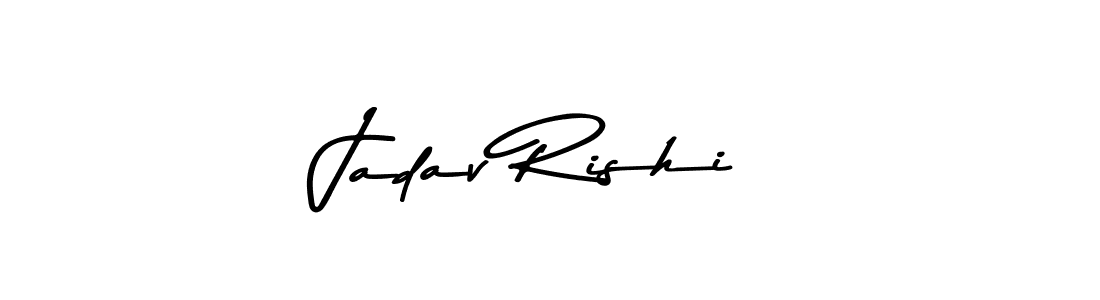 Jadav Rishi stylish signature style. Best Handwritten Sign (Asem Kandis PERSONAL USE) for my name. Handwritten Signature Collection Ideas for my name Jadav Rishi. Jadav Rishi signature style 9 images and pictures png