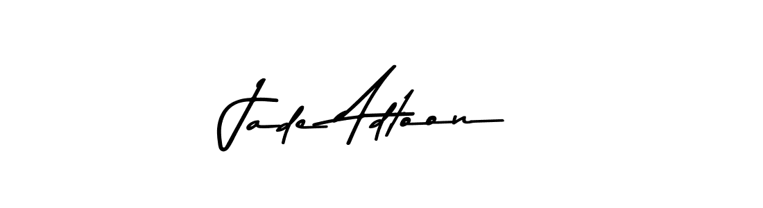 How to make Jade Adtoon signature? Asem Kandis PERSONAL USE is a professional autograph style. Create handwritten signature for Jade Adtoon name. Jade Adtoon signature style 9 images and pictures png