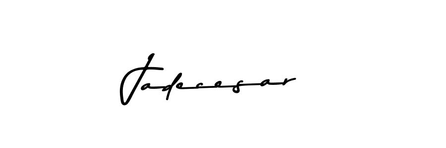 How to make Jadecesar name signature. Use Asem Kandis PERSONAL USE style for creating short signs online. This is the latest handwritten sign. Jadecesar signature style 9 images and pictures png