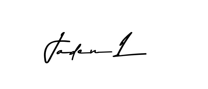 Make a beautiful signature design for name Jaden L. With this signature (Asem Kandis PERSONAL USE) style, you can create a handwritten signature for free. Jaden L signature style 9 images and pictures png