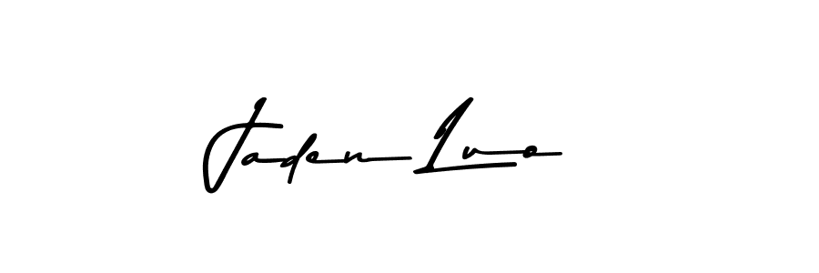 How to make Jaden Luo name signature. Use Asem Kandis PERSONAL USE style for creating short signs online. This is the latest handwritten sign. Jaden Luo signature style 9 images and pictures png