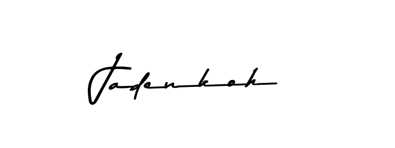 How to make Jadenkoh signature? Asem Kandis PERSONAL USE is a professional autograph style. Create handwritten signature for Jadenkoh name. Jadenkoh signature style 9 images and pictures png