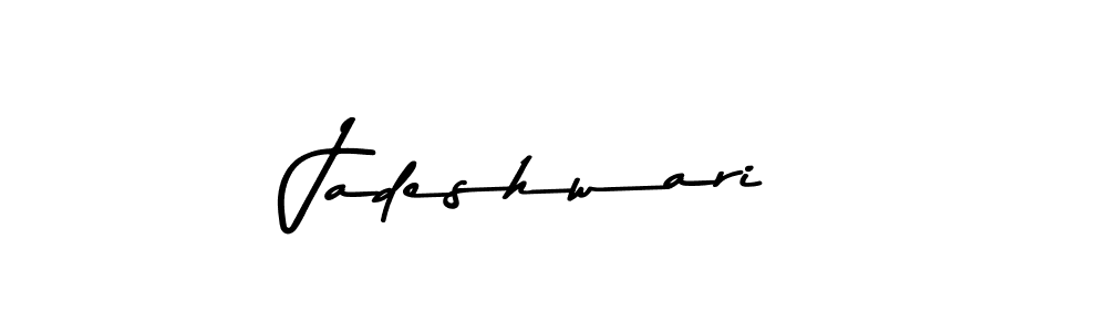 How to make Jadeshwari name signature. Use Asem Kandis PERSONAL USE style for creating short signs online. This is the latest handwritten sign. Jadeshwari signature style 9 images and pictures png