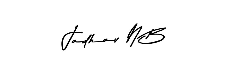 Best and Professional Signature Style for Jadhav N B. Asem Kandis PERSONAL USE Best Signature Style Collection. Jadhav N B signature style 9 images and pictures png