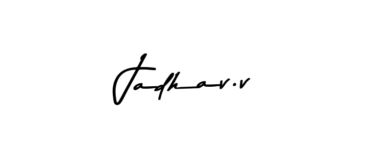 How to make Jadhav.v signature? Asem Kandis PERSONAL USE is a professional autograph style. Create handwritten signature for Jadhav.v name. Jadhav.v signature style 9 images and pictures png