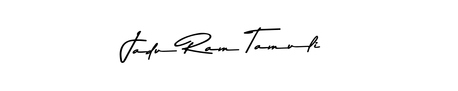 This is the best signature style for the Jadu Ram Tamuli name. Also you like these signature font (Asem Kandis PERSONAL USE). Mix name signature. Jadu Ram Tamuli signature style 9 images and pictures png