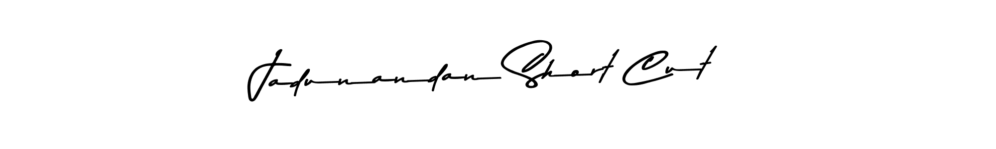 How to make Jadunandan Short Cut signature? Asem Kandis PERSONAL USE is a professional autograph style. Create handwritten signature for Jadunandan Short Cut name. Jadunandan Short Cut signature style 9 images and pictures png