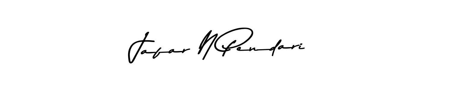 Design your own signature with our free online signature maker. With this signature software, you can create a handwritten (Asem Kandis PERSONAL USE) signature for name Jafar N Pendari. Jafar N Pendari signature style 9 images and pictures png