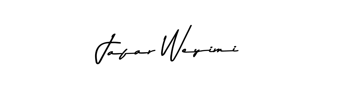 Jafar Weyimi stylish signature style. Best Handwritten Sign (Asem Kandis PERSONAL USE) for my name. Handwritten Signature Collection Ideas for my name Jafar Weyimi. Jafar Weyimi signature style 9 images and pictures png
