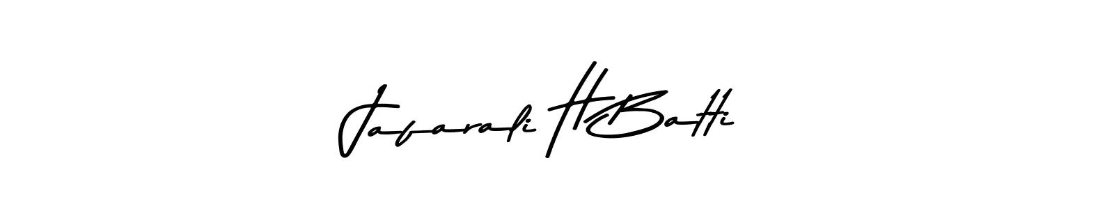 Similarly Asem Kandis PERSONAL USE is the best handwritten signature design. Signature creator online .You can use it as an online autograph creator for name Jafarali H Batti. Jafarali H Batti signature style 9 images and pictures png