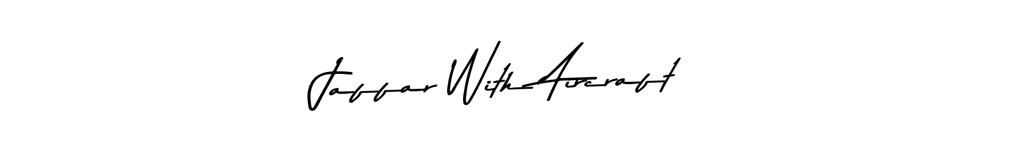 Design your own signature with our free online signature maker. With this signature software, you can create a handwritten (Asem Kandis PERSONAL USE) signature for name Jaffar With Aircraft. Jaffar With Aircraft signature style 9 images and pictures png