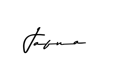 How to make Jafna name signature. Use Asem Kandis PERSONAL USE style for creating short signs online. This is the latest handwritten sign. Jafna signature style 9 images and pictures png