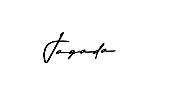 Make a beautiful signature design for name Jagada. With this signature (Asem Kandis PERSONAL USE) style, you can create a handwritten signature for free. Jagada signature style 9 images and pictures png