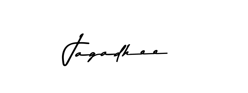 The best way (Asem Kandis PERSONAL USE) to make a short signature is to pick only two or three words in your name. The name Jagadhee include a total of six letters. For converting this name. Jagadhee signature style 9 images and pictures png