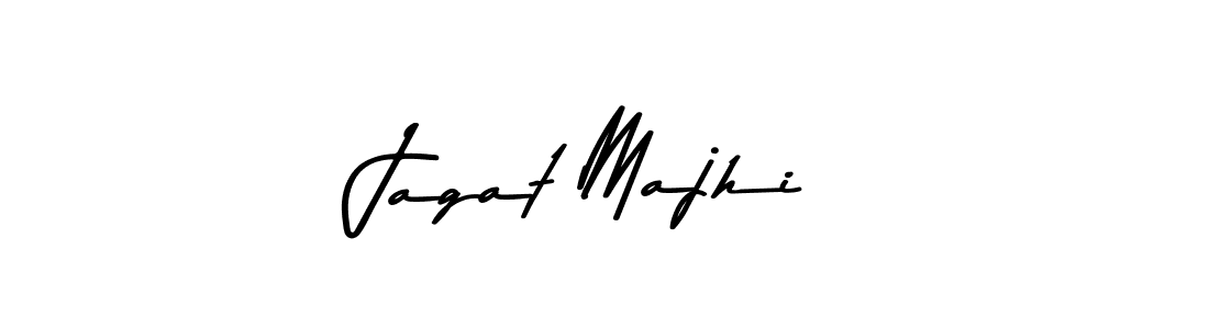 Make a beautiful signature design for name Jagat Majhi. With this signature (Asem Kandis PERSONAL USE) style, you can create a handwritten signature for free. Jagat Majhi signature style 9 images and pictures png