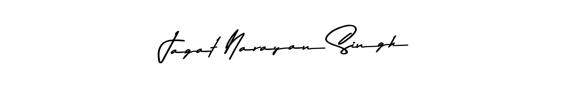 Create a beautiful signature design for name Jagat Narayan Singh. With this signature (Asem Kandis PERSONAL USE) fonts, you can make a handwritten signature for free. Jagat Narayan Singh signature style 9 images and pictures png